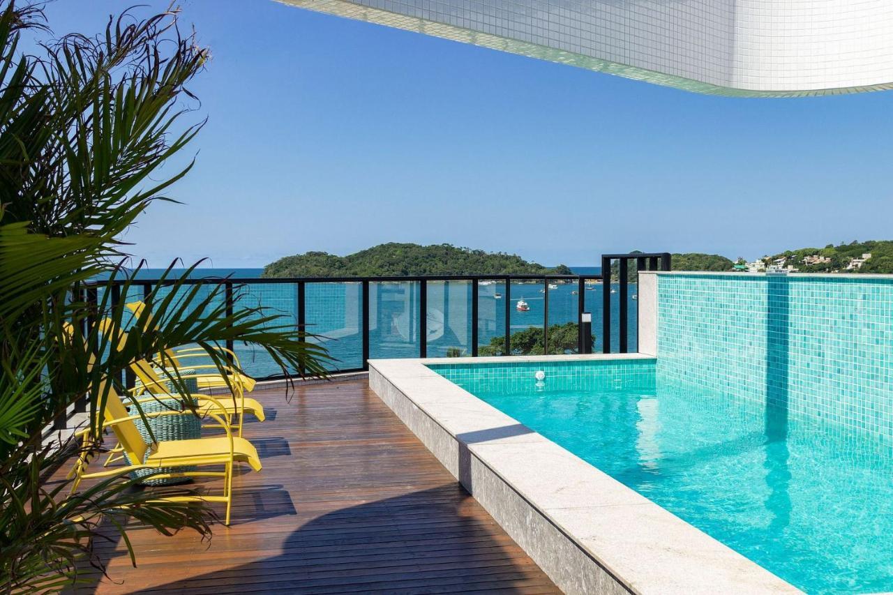 Aion Suites 302 - Lindo Apartamento Com Vista Para O Mar, A 60M Da Praia De Bombinhas, Com Piscina E Academia No Rooftop. Exterior foto