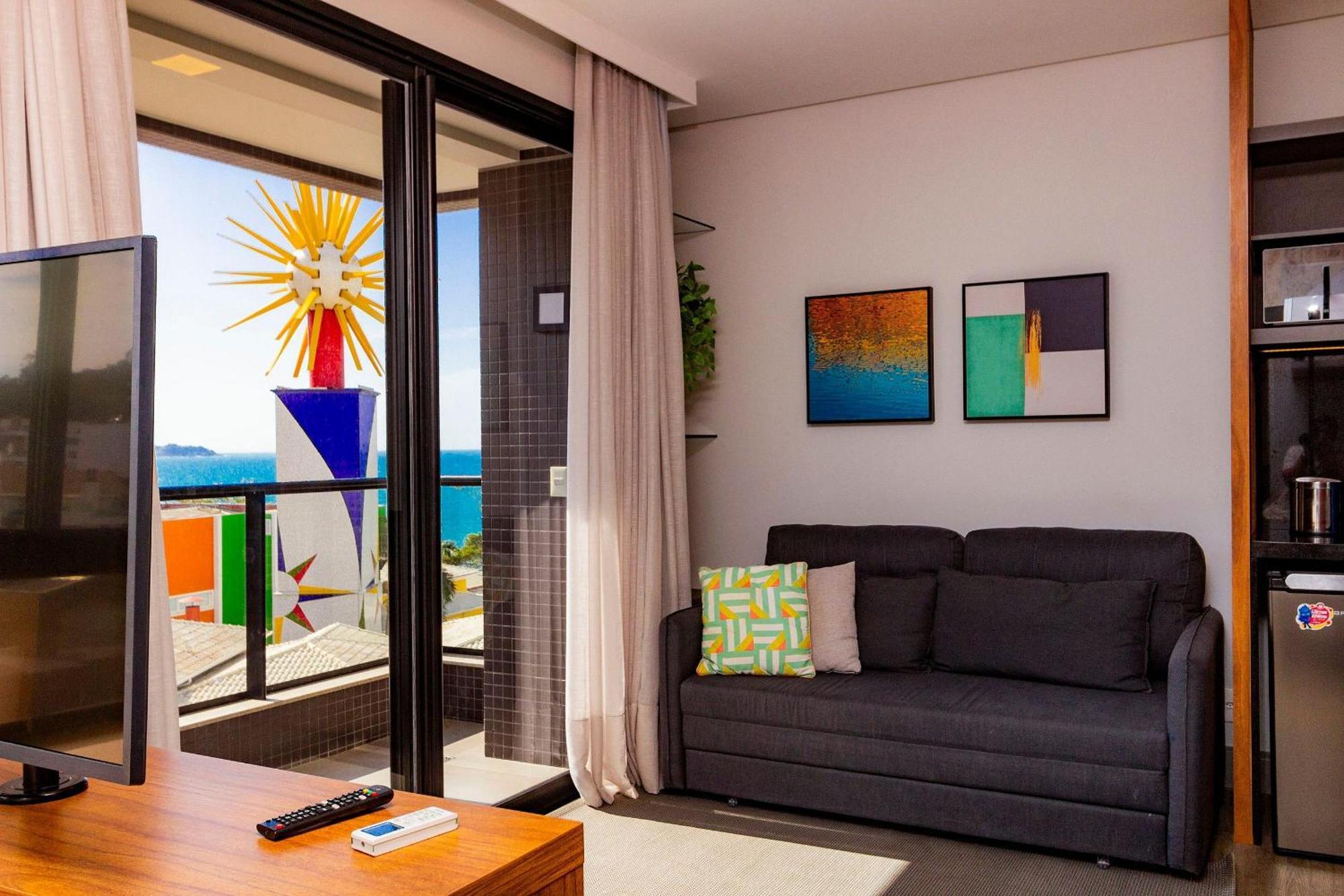Aion Suites 302 - Lindo Apartamento Com Vista Para O Mar, A 60M Da Praia De Bombinhas, Com Piscina E Academia No Rooftop. Exterior foto